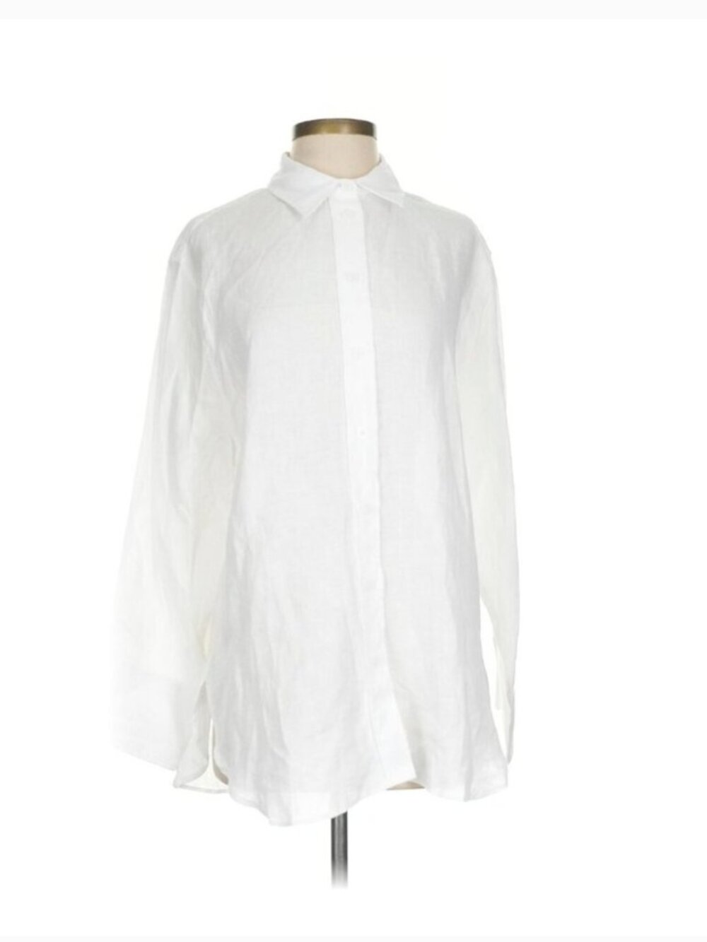 Zara Linen Button Down New With Tags